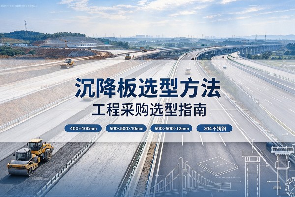 仁寿沉降板选择方法