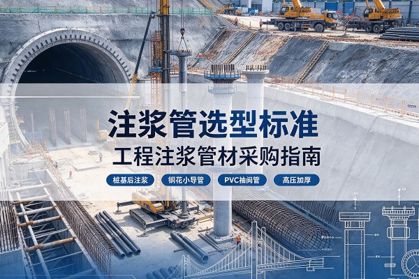 仁寿注浆管选型标准