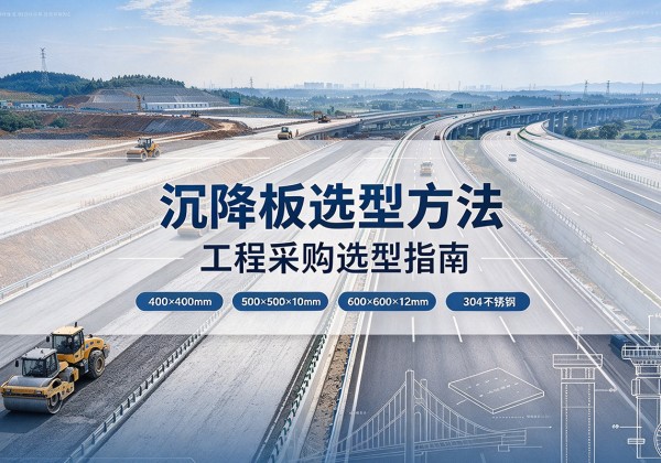 仁寿沉降板选择方法